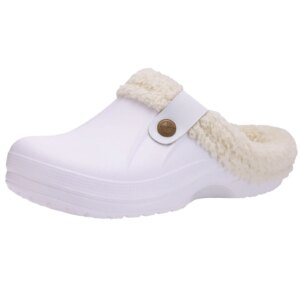 Crocs Blanche Fourré