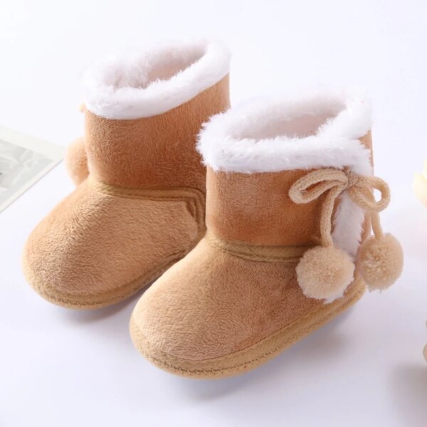 Chausson Bébé Fourré Beige