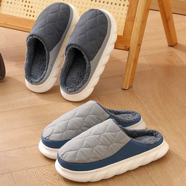 Chaussons Homme Fourrure Chaude