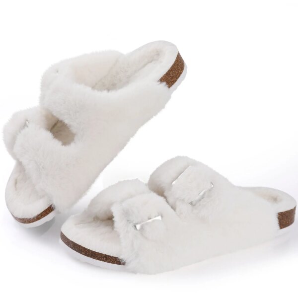 Mules Moumoute Laine pour Femme