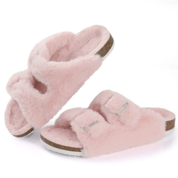 Mules Moumoute Laine pour Femme