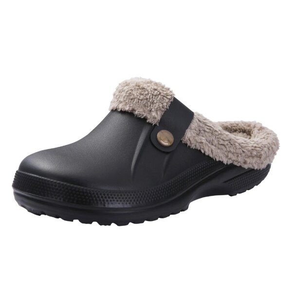 Crocs Fourrure Polaire Noir