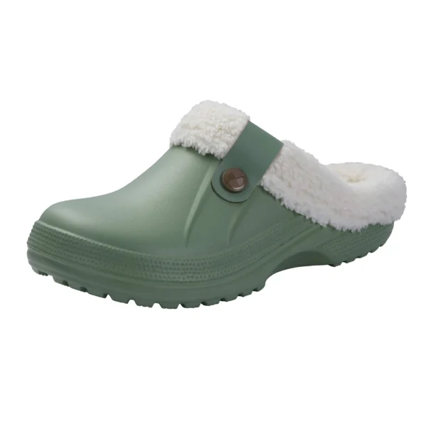 Sabot Crocs Fourrés en Fourrure pour Femme