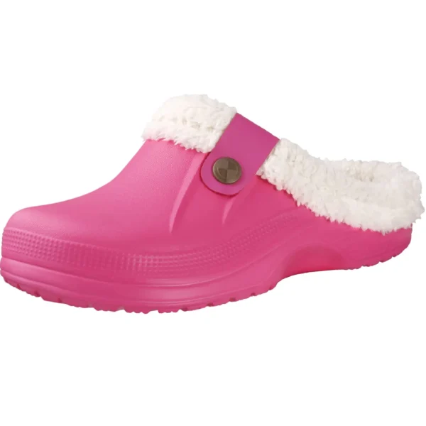 Sabot Crocs Fourrés en Fourrure pour Femme