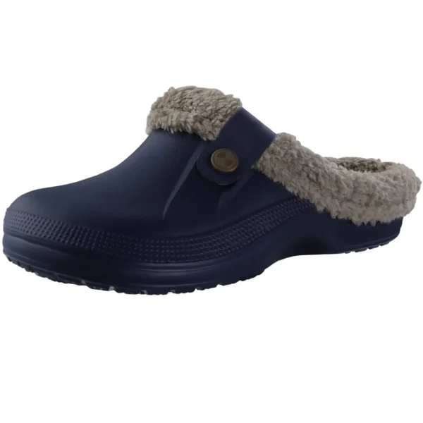 Sabot Crocs Fourrés en Fourrure pour Femme