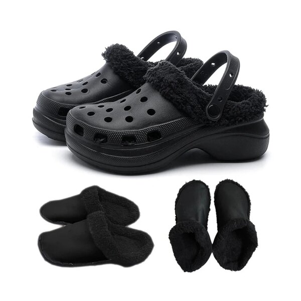 Doublure pour Crocs Fourrure Amovible Femme et Homme