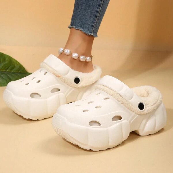 Crocs Fourrés Moumoute Femme pas cher