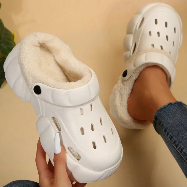 Crocs Fourrés Moumoute Femme pas cher