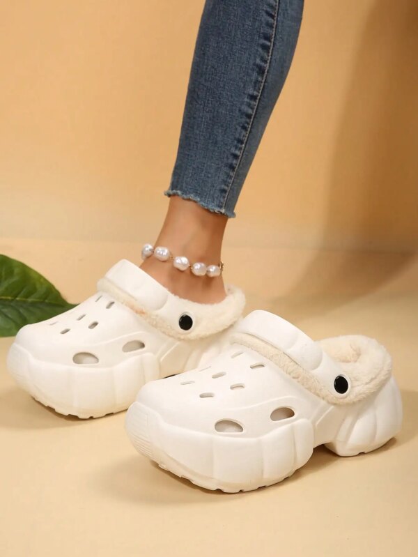 Crocs Fourrés Moumoute Femme pas cher