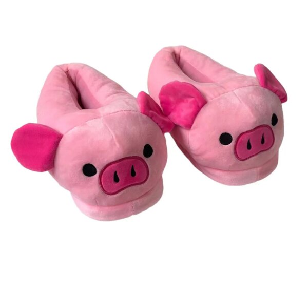 Gros Chausson Peluche Femme Cochon