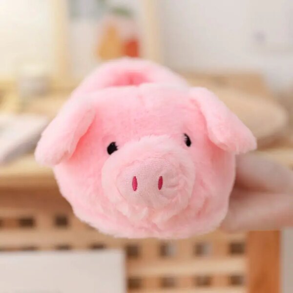 Gros Chausson Peluche Femme Cochon